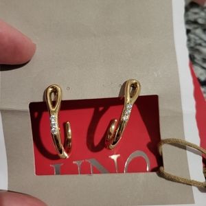 Uno De 50 gold tone w swarofsky